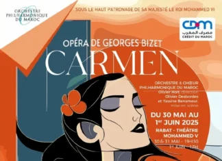 L’Orchestre Philharmonique du Maroc présente Carmen à Rabat du 30 mai au 1er juin