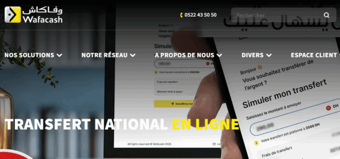 Wafacash lance un service de transfert d’argent national en ligne au Maroc
