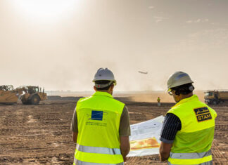 Aéroport Mohammed V : terrassements en cours du futur terminal