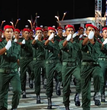 Les appelés du Service militaire prêtent serment à Marrakech Les appelés du Service militaire prêtent serment à Marrakech