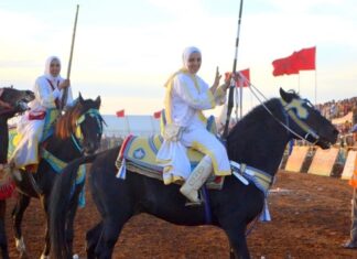 Quand les cavalières font vibrer le Moussem Moulay Abdellah Quand les cavalières font vibrer le Moussem Moulay Abdellah