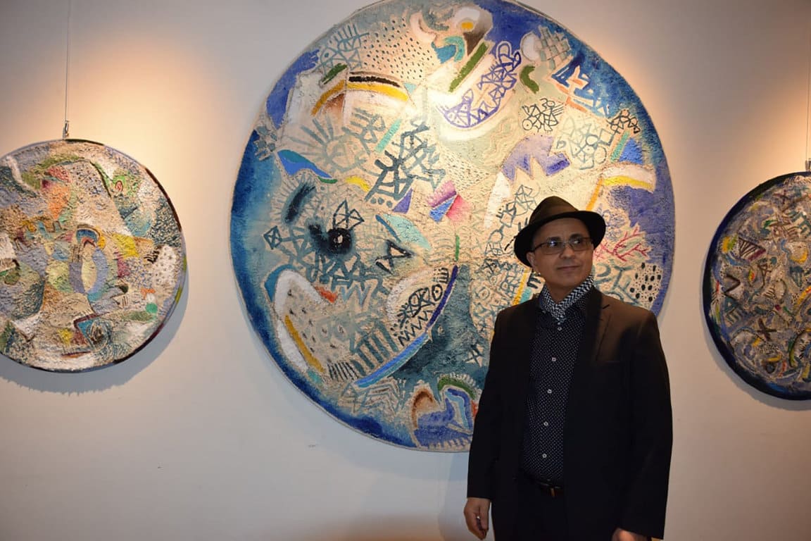 Abdelkader Meskar (1) Abdelkader Meskar illumine le Salon d’Automne de Paris