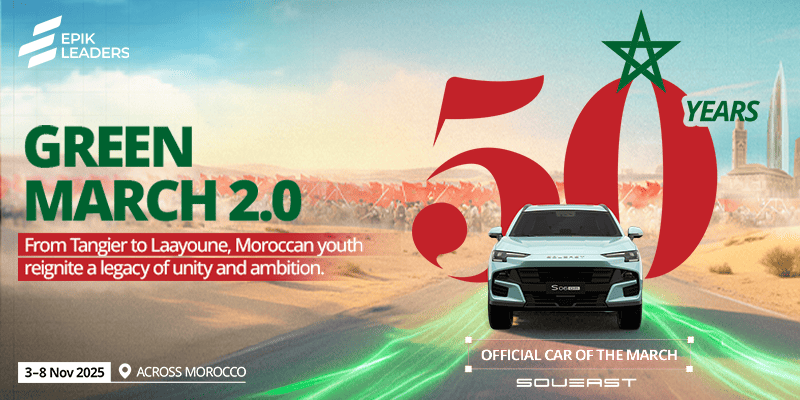Green March EPIK Leaders relie Tanger à Laâyoune pour célébrer la Marche Verte