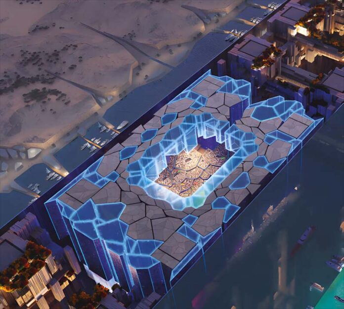 stade Neom Arabie saoudite : un stade de 46 000 places… dans les airs