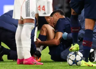 Cheville touchée, Hakimi risque de manquer la CAN à domicile Cheville touchée, Hakimi risque de manquer la CAN à domicile