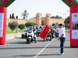 Les motards du Tour de la Marche Verte poursuivent leur route vers Dakhla