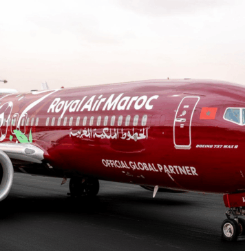 Royal Air Maroc hisse les couleurs de la CAN jusqu’aux nuages Royal Air Maroc hisse les couleurs de la CAN jusqu’aux nuages