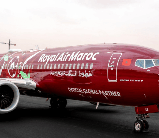Royal Air Maroc hisse les couleurs de la CAN jusqu’aux nuages Royal Air Maroc hisse les couleurs de la CAN jusqu’aux nuages