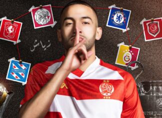 Le Wydad célèbre en grand l’arrivée d’Hakim Ziyech Le Wydad célèbre en grand l’arrivée d’Hakim Ziyech
