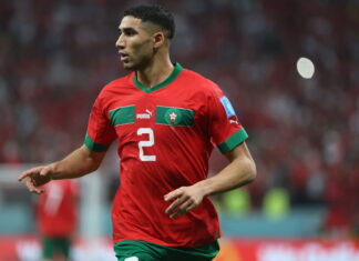 Achraf Hakimi prêt à retrouver les Lions contre la Zambie Achraf Hakimi prêt à retrouver les Lions contre la Zambie