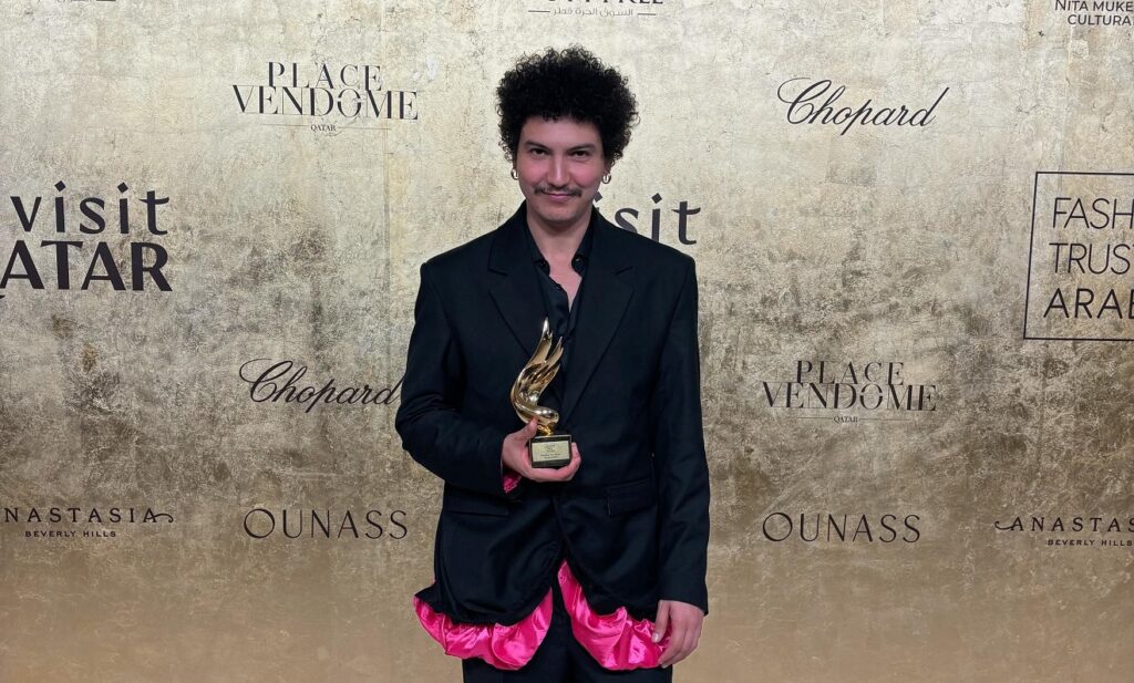 YOUSSEF-DRISSI Youssef Drissi, premier créateur marocain primé au Fashion Trust Arabia