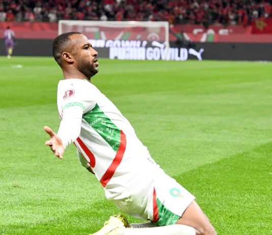 L’Équipe salue la technique spectaculaire d’Ayoub El Kaabi L’Équipe salue la technique spectaculaire d’Ayoub El Kaabi