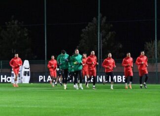 Premier entraînement pour les Lions avant la CAN Premier entraînement pour les Lions avant la CAN