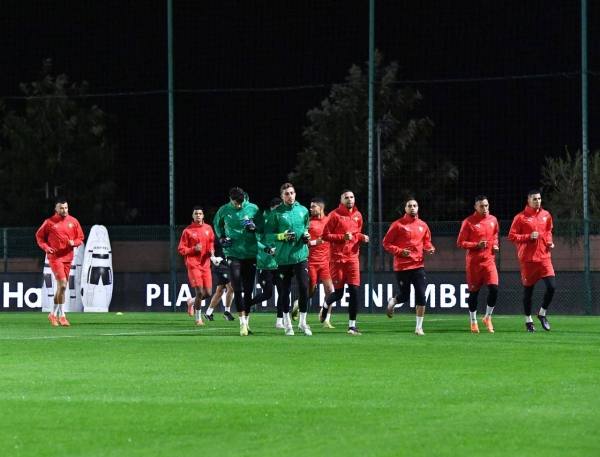 lions entrainement Premier entraînement pour les Lions avant la CAN