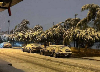 Oujda sous la neige, un spectacle rare après des années d’attente Oujda sous la neige, un spectacle rare après des années d’attente