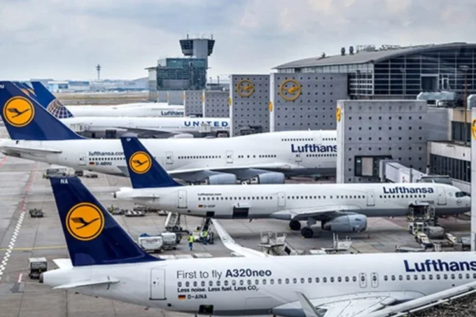 Trafic aérien perturbé chez Lufthansa avec 300 vols annulés par jour