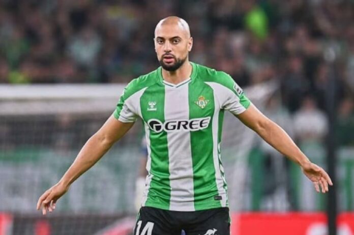 Sofyan Amrabat reprend l’entrainement après six semaines d’arrêt
