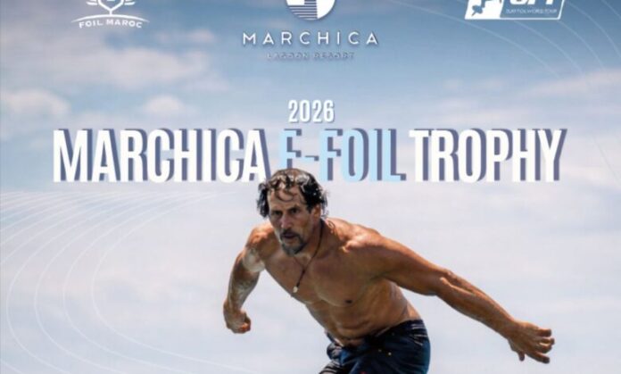 La lagune de Marchica entre dans le circuit mondial du e-foil