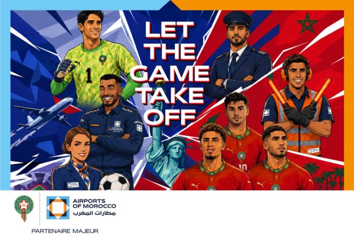Mondial 2026 : les aéroports marocains aux couleurs des Lions