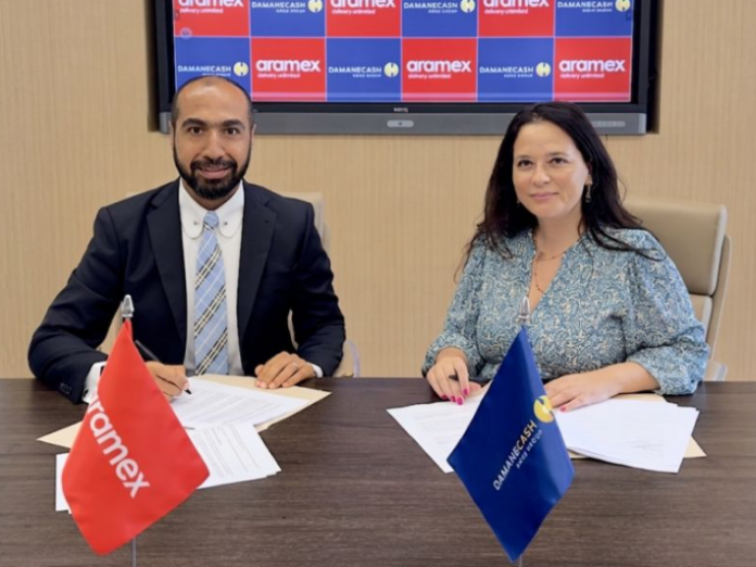 Damane Cash et Aramex rapprochent les colis des clients